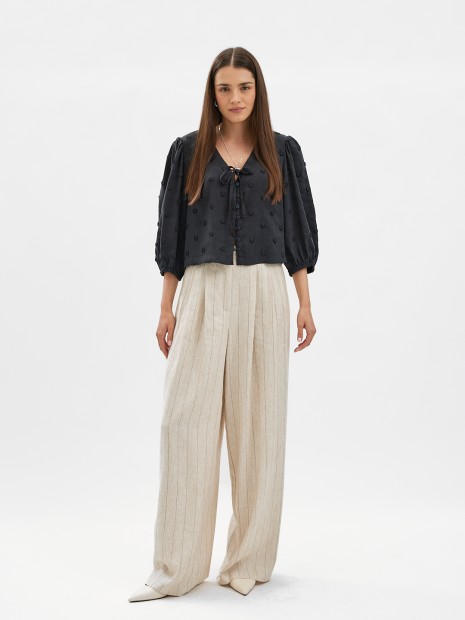 Spodnie FAVE jasny beż