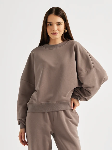 Bluza bawełniana CHILL mocca